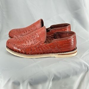 Leather Huaraches Women’s Brown Loafers Size 7 US